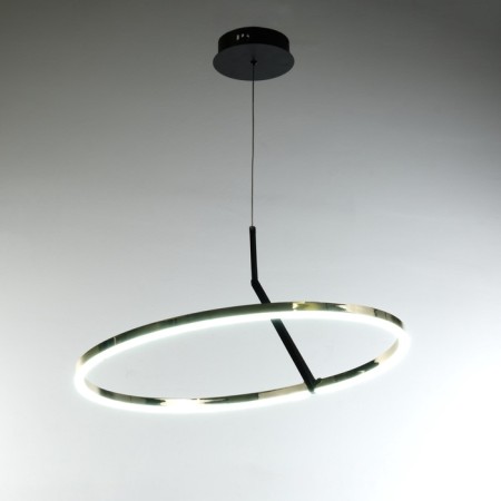 Lamp with DDD "Holly" LED 48W 3000-6000K black and gold 60x60x22 cm-1