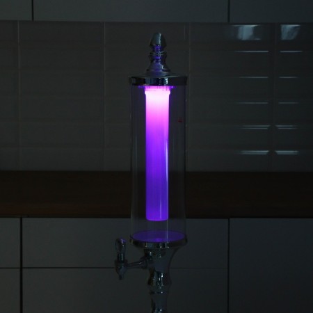 Pivnoy Tower "Petronas", 3 l, backlight flasks, 2 batteries, metallic color-10