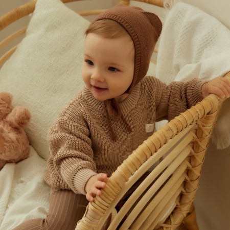 Knitted jumper SL Home, r.86-92 cm, sand-6