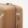 Middle suitcase 24 ", lightning department, code castle, 4 wheels, brown color
