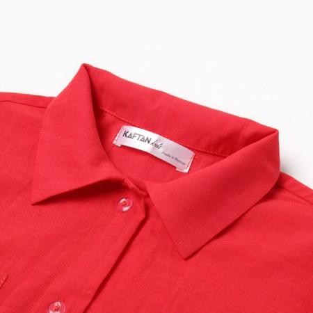 Costume (shirt and trousers) children's KAFTAN "Len", size 32 (110-116cm), red-5