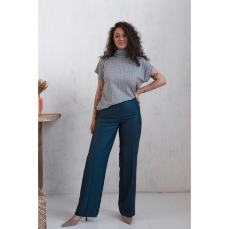 Female trousers, size 54, green color 60620-3