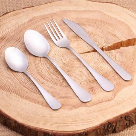 Tourist set in a case, fork, spoon, knife, teaspoon-1