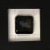 Photo frame plastic in 4 photos 10x15 cm with clocks "Flower" white 42x42 cm