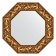 Mirror in the baguette frame, Byzantium gold 99 mm, 58.8x58.8 cm