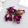 Budon on the leg for decoration "Rose Mondial" Violet 1.7x3 cm