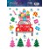 Interior sticker with the luminous layer "New Year's delivery", 21 x 29.7 x 0.1 cm, New Year