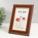 Photo frame plastic 10x15 cm "Golden waves and dots" dark tree13.5x18.5 cm
