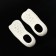 Half-slopes for shoes, m district, 16 × 7 cm, steam, white color