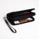 Women's wallet with lightning, black color