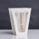 Flower packet 18 × 14 × 35 x 28 cm, white