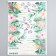 Interior plastic sticker "Tropical flowers" 50x70 cm