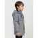 Windbreaker for boys, height 110 cm, gray color