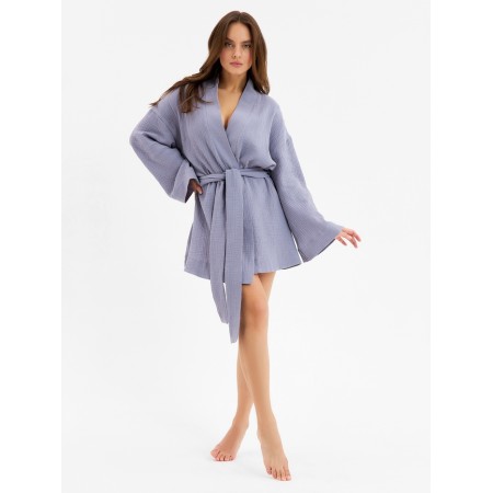 Women's robe KAFTAN BASIC R.52-54, Gray-1