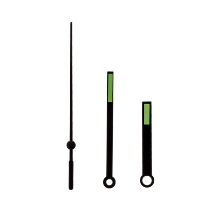 A set of 3 arrows for 50/70/77 mm clock, packing 10 pcs, black
