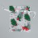 Bag Gift Organza "Ryabina", 10 x 12 cm +/- 1.5 cm, New Year