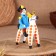 Dymkovo toy "Horseman Officer", mix