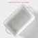 Baking form of heat -resistant ceramics of the Lanzo, 16 × 9.2 cm, white color