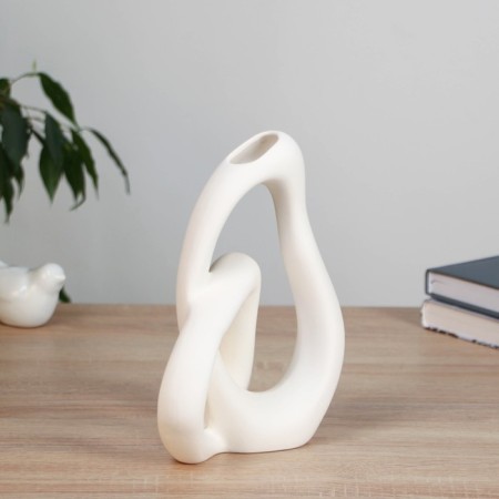 VAZA Ceramics Table "Bailey" 23 cm, white-2