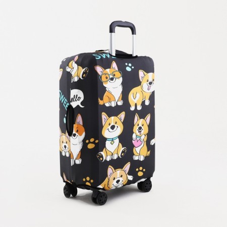 Case for a suitcase 24 ", Black/multi -colored color-1