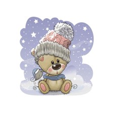 Photo pattern painting Little Teddy 40x50