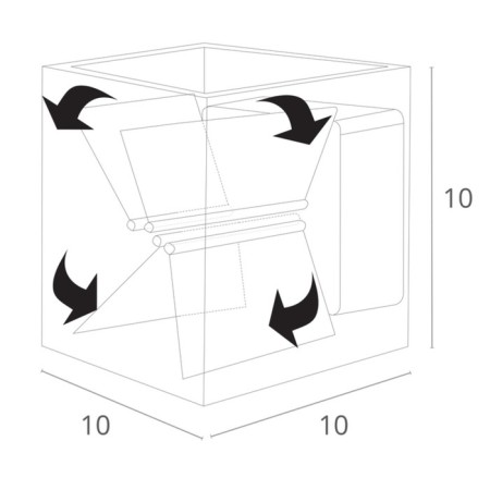 Facade lamp Arte Lamp Rullo A1414al-1wh, LED, 6 W, 10x10x10 cm, 500 lm, white-2