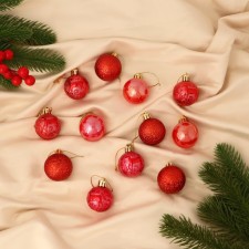 Set of balls plastic D-4 cm, 12 pcs 