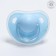 Orthodontic dummy nipple, silicone, from 6 months, with a cap, mix for a boy