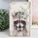 Safe Brush Tree leatherette "Raccoon in the wreath" 21x13x5 cm