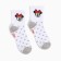 Set of socks "minnie", Minnie Mouse, gray/white color, 14-16 cm