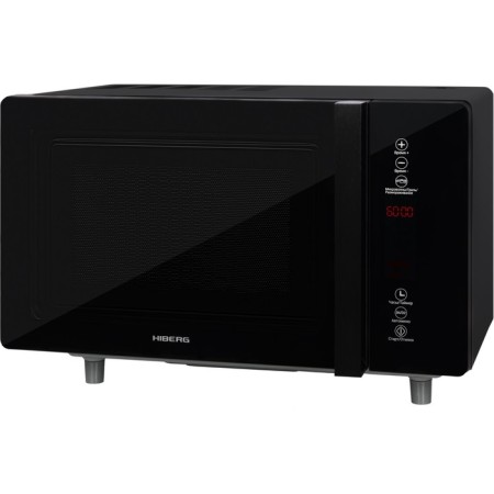 Microwave oven HIBERG VM-4588 B, 900 W, 25 l, 5 modes, grill, black-1