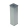 Support is adjustable, square, h 150 mm, matte chromium color