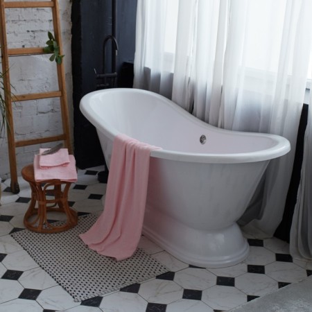 Trick Love Life Border, 30x60 cm, pink color, 100% cotton, 380 g/m2-4