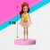 Game set "Fashion Travel": Trailer for travel, accessories, dolls, mix