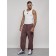 Sports male trousers, size 54, brown color