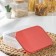 A set of food rectangular fodder containers, 3 pcs: 150 ml, 500 ml, 1.2 l, coral color