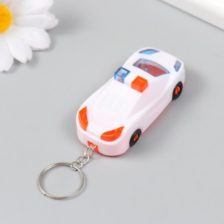 Light light on the ring "Police car" flashes mix 2.7x2x6.5 cm-3