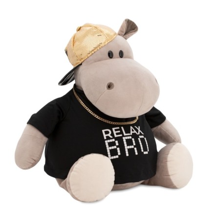 Soft toy "Hippo rapper", 50 cm-1