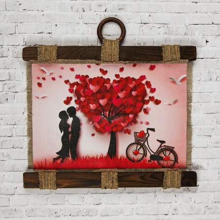 Souvenir Scroll "He and She"