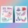 Set of children's tattoos Translations, 4 sheets