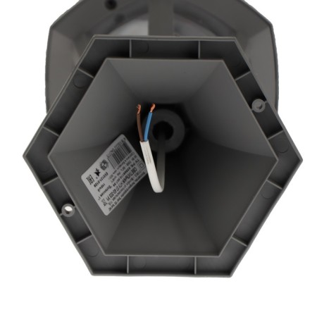 Lamp NTU 07-60-003 U1 Valencia 1, E27, IP44, 60 W, Gray-1