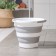 Fighting bucket "Flex", 10 l, 32 × 34 × 26 cm, smoky color