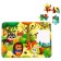 Puzzle in the frame "Forest animals", 34 details + coloring