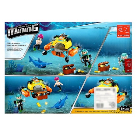 Constructor treasure hunters "Crab Lodka", 165 parts-5
