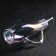 Glass decanter "Bagira", 1 l, 15 × 10 × 32 cm, pearly color