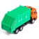 Metal truck "KAMAZ. Garbage truck ", 1:54, inertial, green color