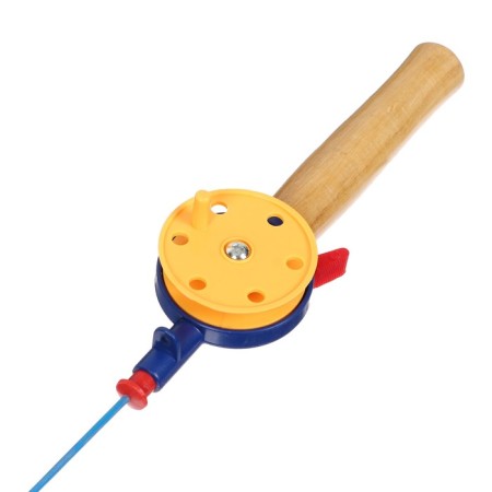 Winter fishing rod, handle wood, HFB-4M-3