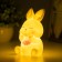 Nightmare "Cute Bunny" LED 2W from 3xlr44 batteries is white-pink 6.5x7x12 cm Risalux