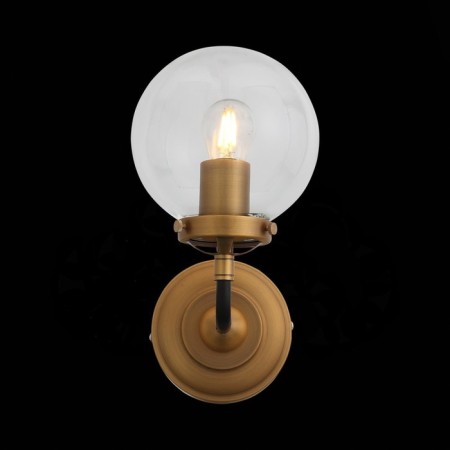 Sconces st. SL234.401.01. Varieta. 1x40 W, E27, 14x27 cm, black color, gold-1