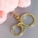 Soft toy "cat" on a key fob, 12 cm